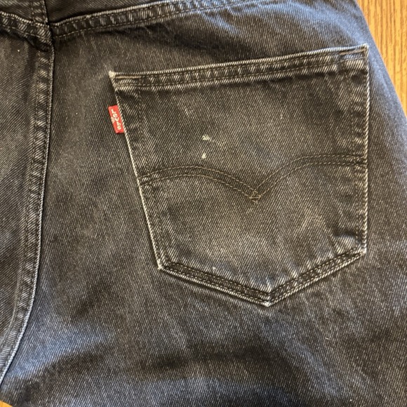 Levi's 501 Original‎ Fit Button Fly Jeans Men's 33x32 Dark Wash Made in Poland - Picture 8 of 16